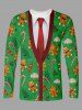 Christmas Gingerbread Candy Print Plus Size Matching Outfit For Couples -  