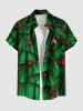 Costume de Noël avec guirlande de houx, imprimé nœud papillon, grande taille, tenue assortie pour couples - Vert 