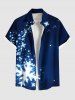 Christmas Snowflake Star Glitter 3D Print Plus Size Matching Outfit For Couples -  