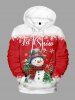 Christmas Tree Snowman Snowflake Birds Print Plus Size Matching Outfit For Couples -  