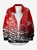 Christmas Tree Stars Print Plus Size Matching Outfit For Couples -  
