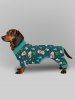 Christmas Tree Ball Stocking Hat Print Pajama Dog And Owner Matching Outfits -  