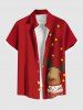 Christmas Light Elk Print Plus Size Matching Outfit For Couples -  