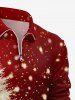 Christmas Tree Star Light Glitter 3D Print Plus Size Matching Outfit For Couples -  