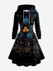 Christmas Holly Fruit Leaf Star Tassel Print Plus Size Matching Outfit For Couples -  