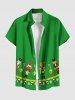 Christmas Stocking Snowflake Candy Guard Costume Print Plus Size Matching Outfit For Couples -  