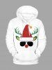 Christmas Elk Sunglasses Print Plus Size Matching Outfit For Couples -  