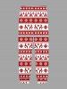 Plus Size Men's Christmas Elk Snowflake Print Jogger Pants -  