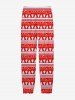 Matching Santa Claus Snowflakes Christmas Pajamas for Couples Sleepwear Set -  