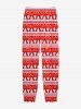 Matching Santa Claus Snowflakes Christmas Pajamas for Couples Sleepwear Set -  