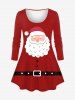 Matching Santa Claus Snowflakes Christmas Pajamas for Couples Sleepwear Set -  