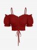 Christmas Gingerbread Star Bowknot Candy Snowflake Print Plus Size Matching Outfit For Couples -  
