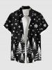 Christmas Tree Snowflake Print Plus Size Matching Outfit For Couples -  