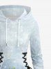 Christmas Ball Snowman Snowflake Gift Box Print Plus Size Matching Outfit For Couples -  