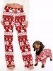 Pet's Christmas Tree Polar Bear Snowflake Print Pajama -  