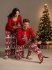 Matching Tree Santa Claus Snowflakes Pola Bear Christmas Pajamas Dog and Owner Matching Outfits Sleepwear Set -  