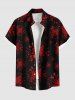 Christmas Holly Fruit Snowflake Print Plus Size Matching Outfit For Couples -  