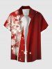 Christmas Snowflake Stars Print Plus Size Matching Outfit For Couples -  