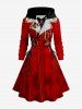 Christmas Gingerbread Candy Suit Pattern Print Plus Size Matching Outfit For Couples -  