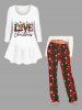 Matching Elk Snowflakes Christmas Pajamas for Couples Sleepwear Set -  