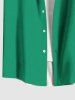 Ensemble assorti grande taille pour couples, imprimé lutin de Noël et Père Noël avec nœud papillon - Vert 