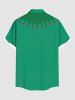 Ensemble assorti grande taille pour couples, imprimé lutin de Noël et Père Noël avec nœud papillon - Vert 