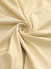 Ruffles Ruched Poet Sleeves Cold Shoulder Top With Corset and Wide Leg Pants Plus Size Outfit -  