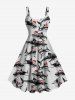 Christmas Hat Sharks Print Plus Size Matching Outfit For Couples -  