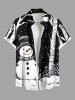 Christmas Snowflake Snowman Tree Print Matching Outfit For Couples -  