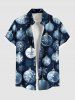 Christmas Ball Snowflake Print Plus Size Matching Outfit For Couples -  