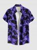 Cats Star Moon Print Plus Size Matching Outfit For Couples -  