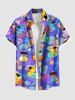 Ducks Coconut Tree Shell Print Plus Size Matching Hawaii Beach Outfit For Couples -  