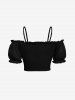 Ensemble assorti grande taille pour couples, imprimé roses et têtes de mort, pour la Saint-Valentin - Noir 