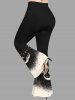 Galaxy Moon Star Tassel Print Plus Size Matching Set -  