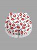 Plus Size Valentine's Day Kiss Me Lips Print Lace Trim Slip Pajama Shorts -  