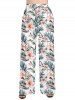 Ensemble de plage hawaïen assorti pour couples, imprimé tropical fleurs et feuilles, grandes tailles - Rose clair 