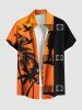 Coconut Tree Building Bird Print Plus Size Matching Hawaii Beach Outfit For Couples -  