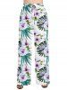 Flowers Leaf Tropical Print Plus Size Matching Hawaii Set -  