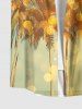Coconut Tree Ombre Print Plus Size Matching Hawaii Beach Outfit For Couples -  