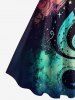 Robe hawaïenne grande taille à imprimé galaxie ombré et symboles musicaux - Concorde 5X