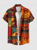 African Print Ethnic Pattern Scarf Plus Size Matching Hawaii Beach Outfit For Couples -  