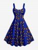 African Print Peacock Feather Plus Size Matching Hawaii Beach Outfit For Couples -  