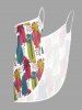 Paréo de plage convertible grande taille à motif colorblock représentant un cocotier, style hawaïen - Multi 2X