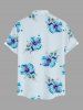 Flowers Print Plus Size Matching Hawaii Beach Outfit For Couples -  
