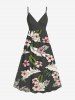 Hibiscus Flower Tropical Leaf Print Matching Hawaii Beach Outfit For Couples -  