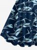 Sharks Print Hawaii Tank Dress -  