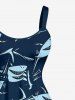 Sharks Print Hawaii Tank Dress -  
