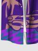 Coconut Tree Car Geometric Colorblock Print Plus Size Matching Hawaii Beach Outfit For Couples -  