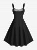 Pirate Costume Pattern Print Hawaii A Line Dress -  