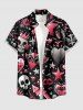 Ensemble assorti pour couples : crâne, couronne, rose, fleur, cœur - Noir 